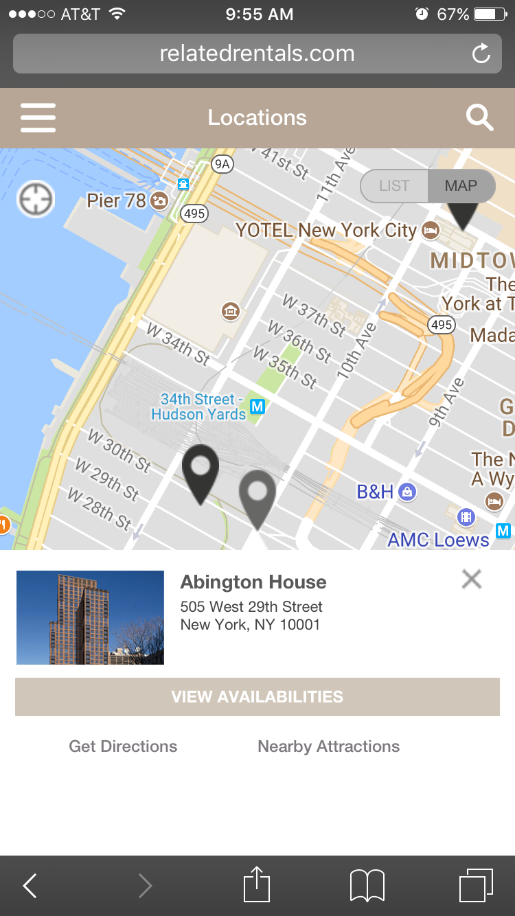 mobile property map